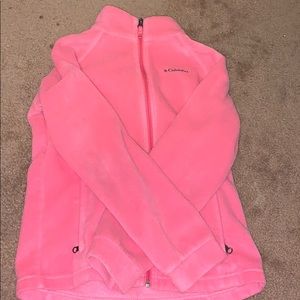 columbia zip up sweater